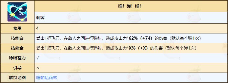 《不休的乌拉拉》刺客技能介绍