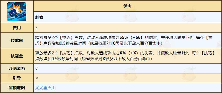 《不休的乌拉拉》刺客技能介绍